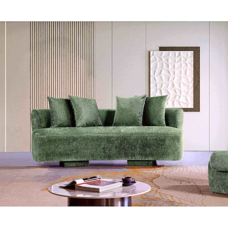 Manhattan Comfort Verandah Sofa in Olive Green LS017-OG